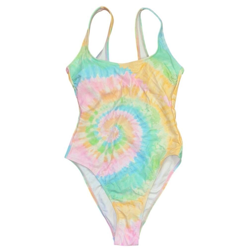 NWOT Stoney Clover Lane X Target Tie Dye Cheeky One Piece Swimsuit Women’s XS